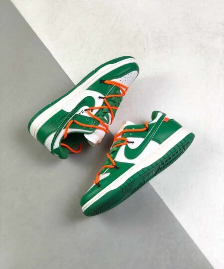 Nike Dunk Low Off-White Pine Green For Men, Men’s Shoes CT0856-100