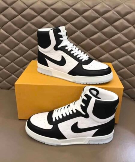 Louis Vuitton x Air Jordan 1 Is Amongst Us in White/Black For Men, Men’s Shoes