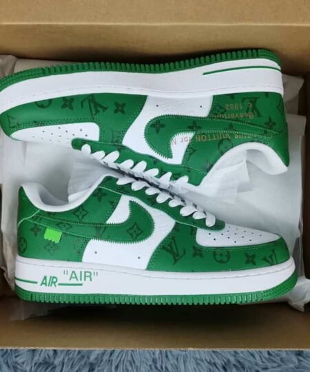 Nike Air Force 1 Low x Louis Vuitton Virgil Abloh 'White Green' For Men
