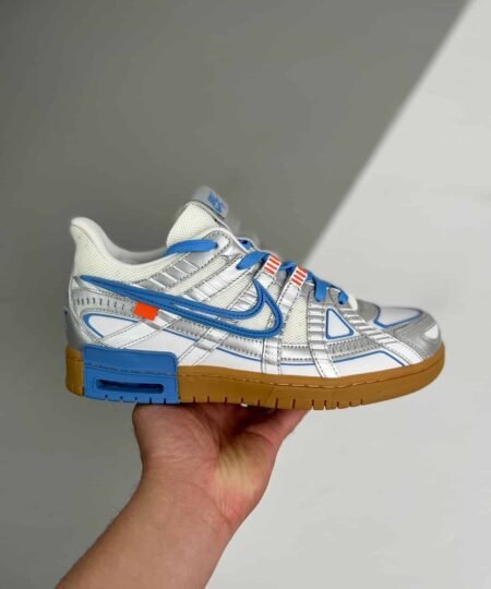 Alternative view of Nike Air Rubber Dunk Off-White UNC White/University Blue-White For Men, Men’s Shoes CU6015-100