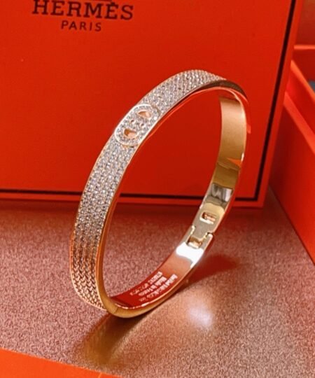 Hermes Rose Gold Tone Bracelet