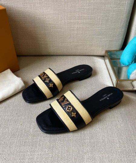 Louis Vuitton Women's Lock It Mule Black For Women LV