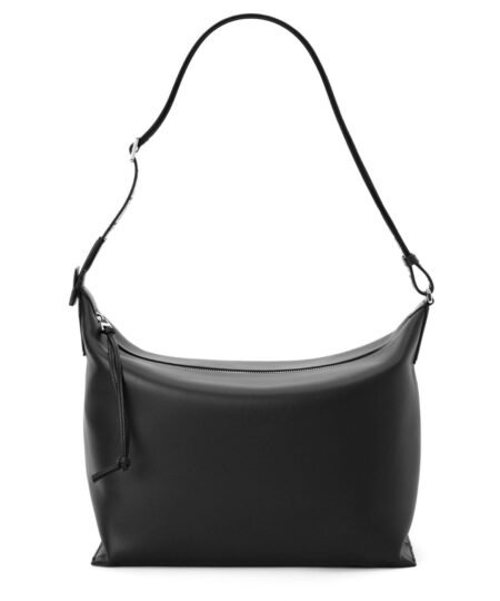Loewe Cubi Crossbody Bag Black/Navy Blue/Brown For Women 8.3in / 21cm