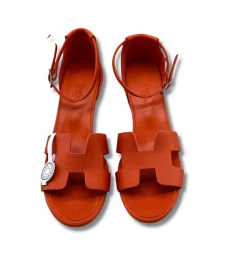 Hermes Encens 50 Sandal Orange For Women