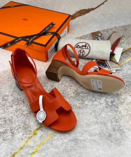 Alternative view of Hermes Encens 50 Sandal Orange For Women