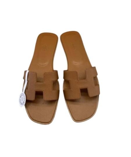 Hermes Oran Sandal Dark Brown For Women