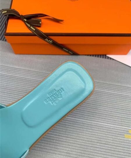 Alternative view of Hermes Oran Sandal Jade Green For Women