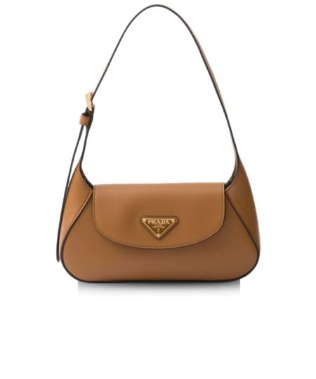 Prada Small Shoulder Bag Brown For Women 9,8in/25cm
