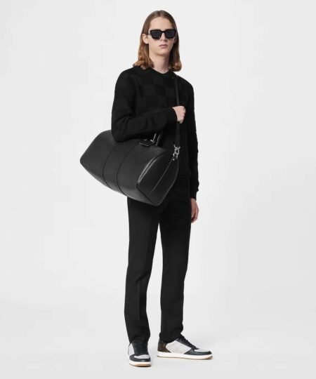 Alternative view of Louis Vuitton Keepall Bandouliere 50 Bag Black For Men 19,7in/50cm M33400