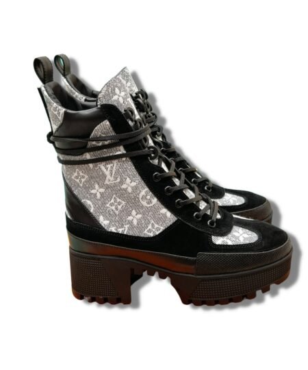Louis Vuitton Laureate Desert Boot Grey For Women