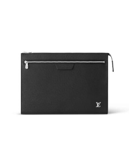 Louis Vuitton Pochette 24H Bag Black For Men 14.1in/36cm M30965