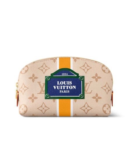 Louis Vuitton Pochette Cosmetique PM Bag Beige For Men 7,5in/19cm M23530
