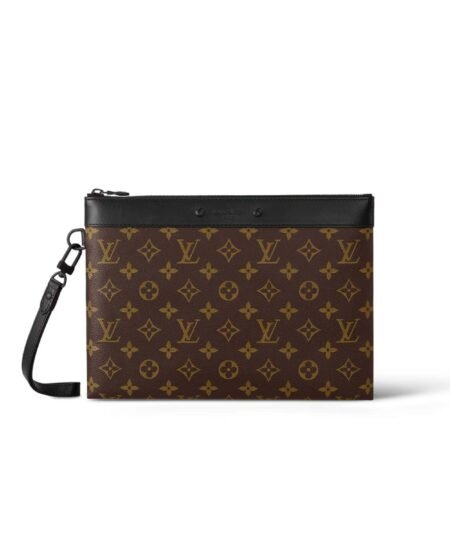 Louis Vuitton Pochette To Go Brown For Men 11.8in/30cm M82079
