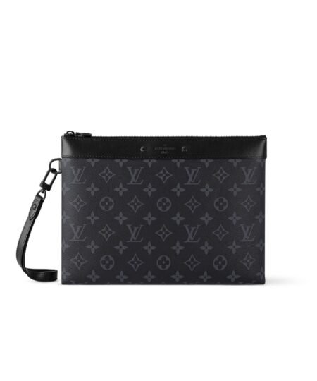 Louis Vuitton Pochette To Go Black For Men 11.8in/30cm M81569