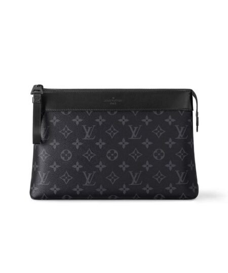 Louis Vuitton Pochette Voyage Souple Black Bag For Men 11.2in/30cm M82543