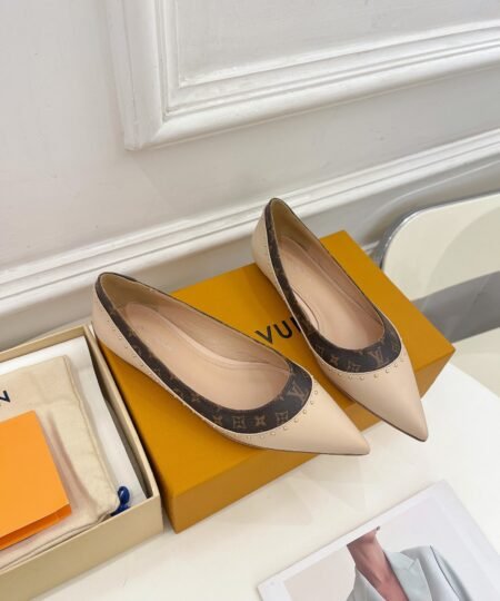 Alternative view of Louis Vuitton Signature Flat Ballerina Beige For Women