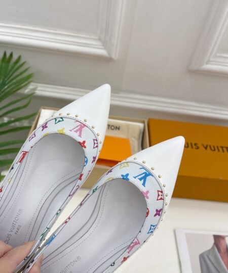 Alternative view of Louis Vuitton Signature Flat Ballerina White For Women