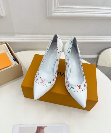 Alternative view of Louis Vuitton Signature Pump White For Women 9.5/3.7in