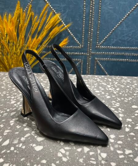 Alternative view of Louis Vuitton Sparkle Slingback Pump Black For Women 1AB1E8