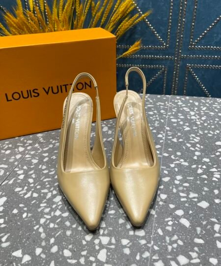 Alternative view of Louis Vuitton Sparkle Slingback Pump Beige For Women