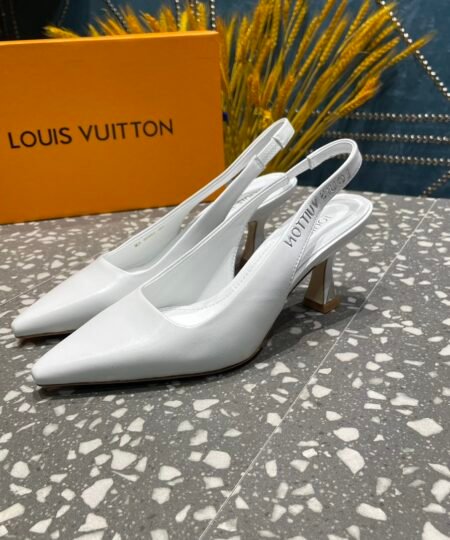 Alternative view of Louis Vuitton Sparkle Slingback Pump White For Women 1AB0NN