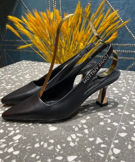 Alternative view of Louis Vuitton Sparkle Slingback Pump Black For Women 1AB0MT