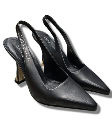 Louis Vuitton Sparkle Slingback Pump Black For Women 1AB1E8