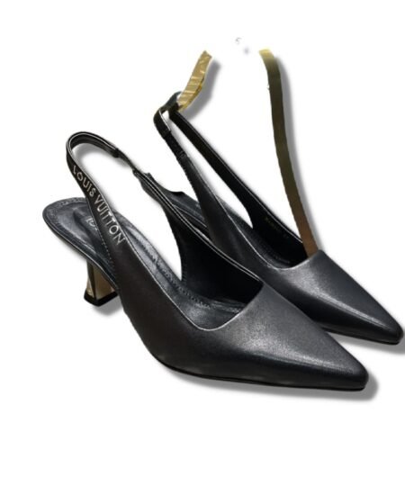 Louis Vuitton Sparkle Slingback Pump Black For Women 1AB0MT