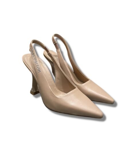 Louis Vuitton Sparkle Slingback Pump Beige For Women 1AB1GQ