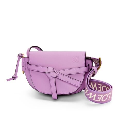Loewe Mini Gate Dual Guimauve Bag For Women A650N46X13- 8.3 Inches/ 21 Cm