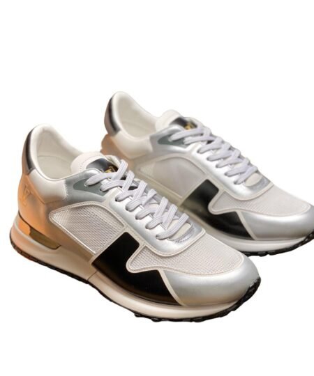 Louis Vuitton Run Away Sneaker Silver For Men