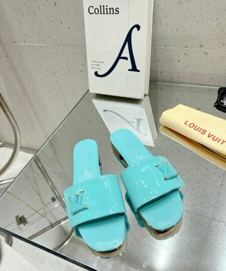 Alternative view of Louis Vuitton Shake Flat Mule Jade Green For Women