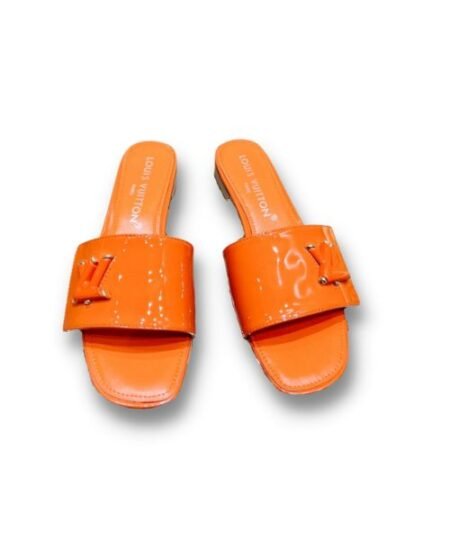 Louis Vuitton Shake Flat Mule Orange For Women