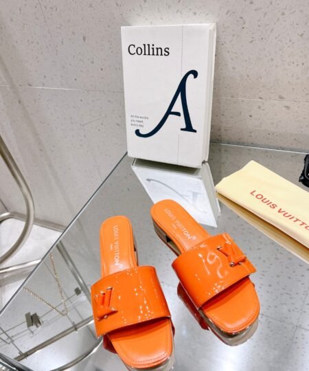Alternative view of Louis Vuitton Shake Flat Mule Orange For Women
