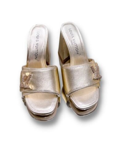 Louis Vuitton Shake Mule Gold For Women