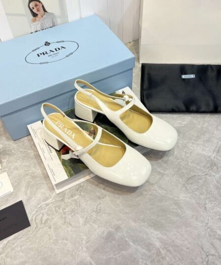 Alternative view of Prada Slingback Exull Pumps White For Women