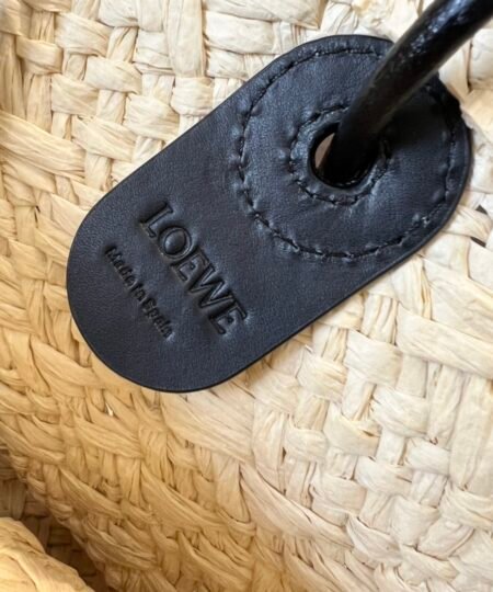 Alternative view of Loewe Small Anagram Basket Bag Beige/Black For Women 15in / 38cm A223P65X01