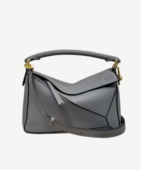 Loewe Small Puzzle Bag Grey For Women 9.4in / 24cm