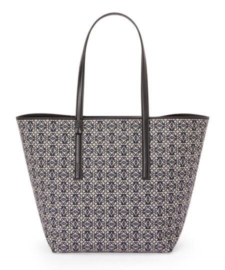 Loewe T Tote bag in Anagram Black/Grey For Women 18.1in / 46cm B657Z73X03