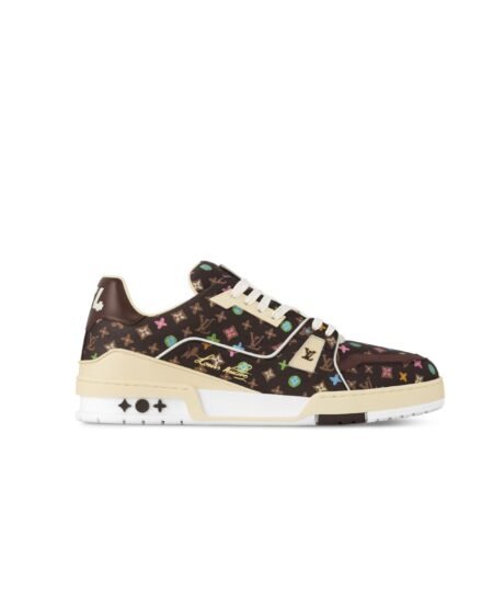 Louis Vuitton Trainer Sneaker Brown For Men 1ACXB1