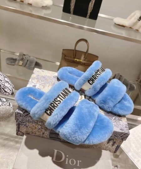 Christian Dior Women's Dior Chez Moi Slide Blue For Women CD