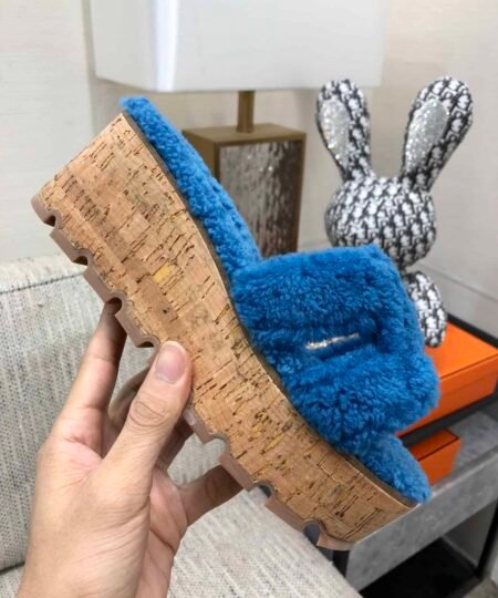 Alternative view of Hermes Figari Sandal Blue For Women