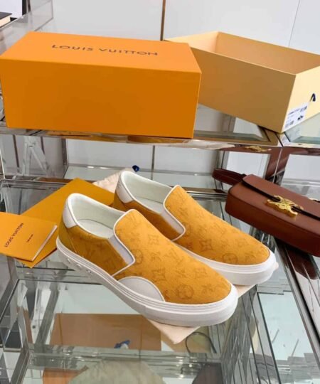 Louis Vuitton Women's Trocadero Slip On Orange For Women LV