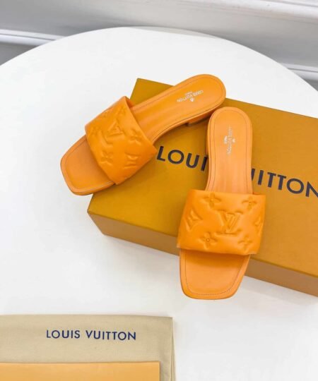 Alternative view of Louis Vuitton Women's Revival Flat Mule Orange For Women LV