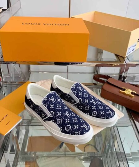 Louis Vuitton Women's Trocadero Slip On Dark Blue For Women LV