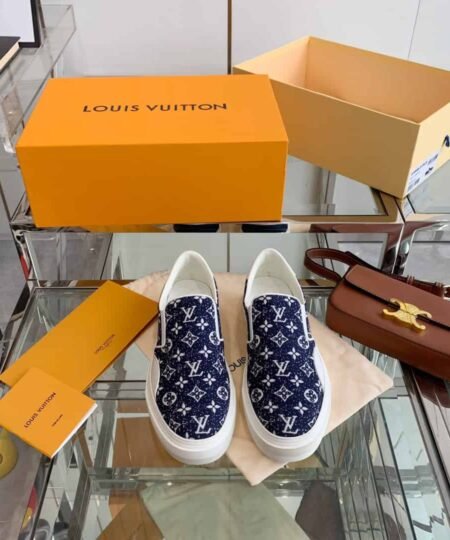 Alternative view of Louis Vuitton Women's Trocadero Slip On Dark Blue For Women LV