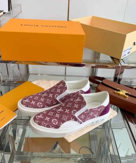 Alternative view of Louis Vuitton Women's Trocadero Slip On Red For Women LV