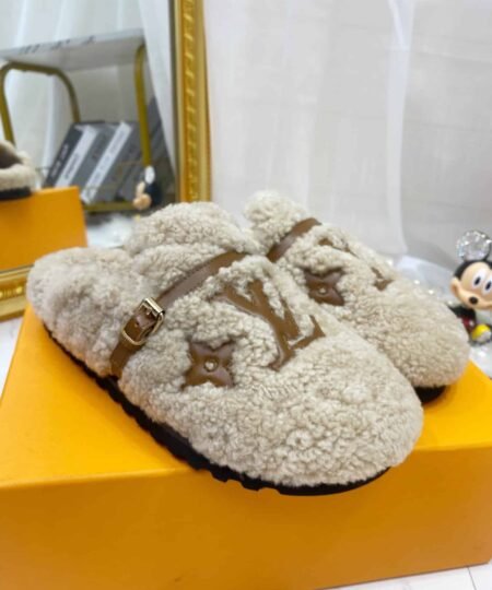 Alternative view of Louis Vuitton Women's Winterbreak Flat Comfort Mule Beige For Women LV