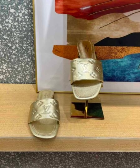 Alternative view of Louis Vuitton Women's Revival Flat Mule Gold For Women LV 1A9QKC