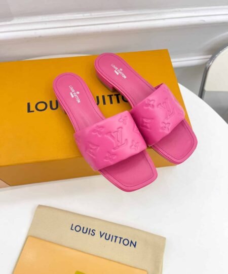 Louis Vuitton Women's Revival Flat Mule Pink For Women LV 1A9PAX